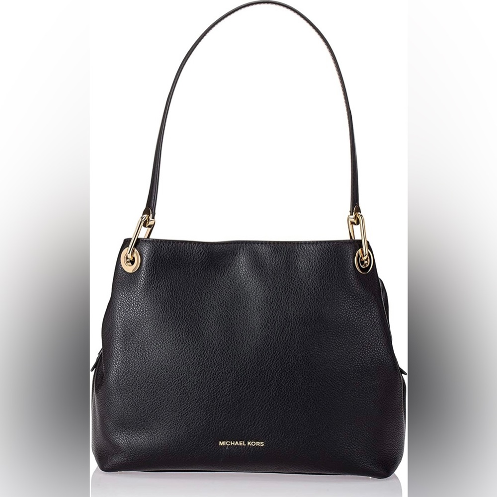 Michael Kors Leighton Handbag / Satchel - Black - NWT